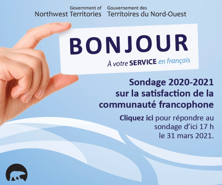 Sondage 2021 sur la satisfaction de la communauté francophone relativement aux communications et aux services en français