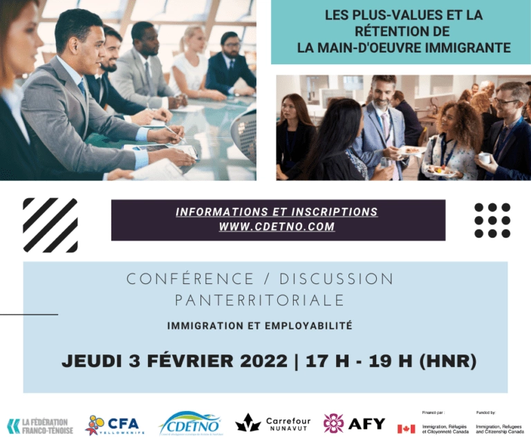 Conférence / discussion panterritoriale : Les plus-values et la rétention de la main-d’œuvre immigrante