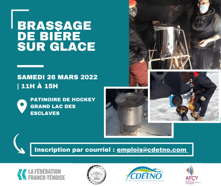 Brassage de bière sur glace