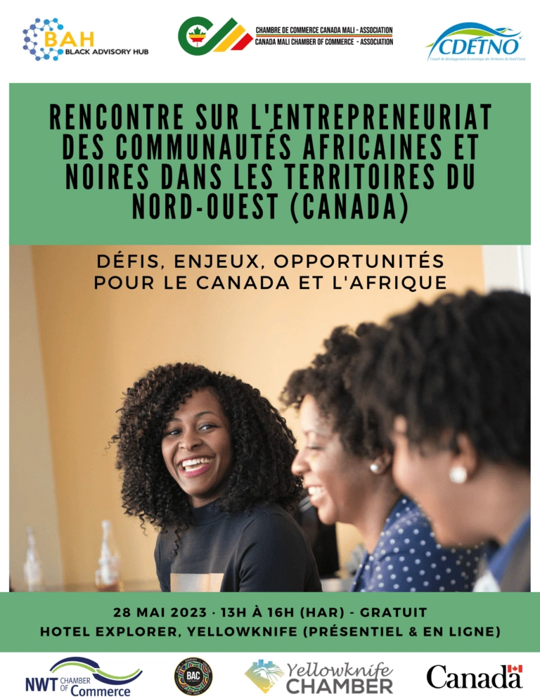 Rencontre sur l’entrepreneuriat des communautés africaines et noires dans les Territoires du Nord-Ouest